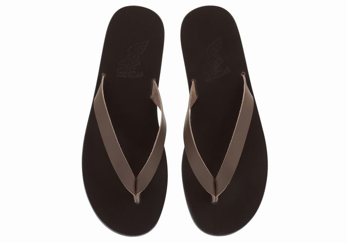 Tong Ancient Greek Sandals Solon Leather   | LVE-8201645